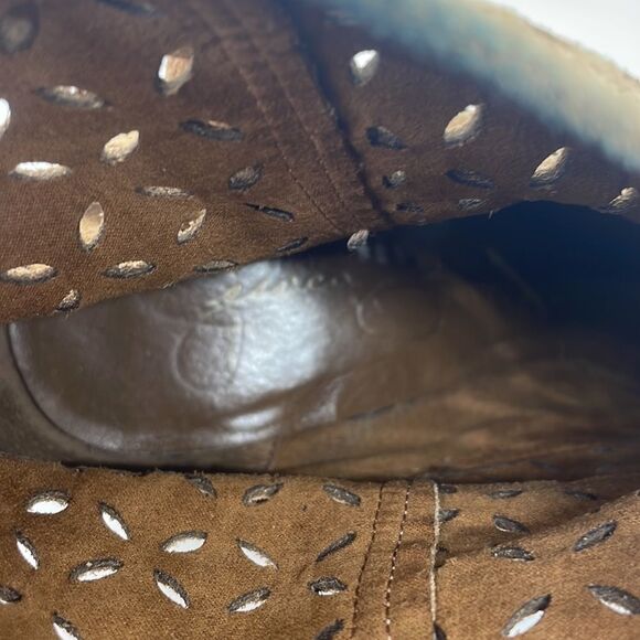 Jessica Simpson women’s size 6 tan suede booties with fringe - Picture 10 of 11